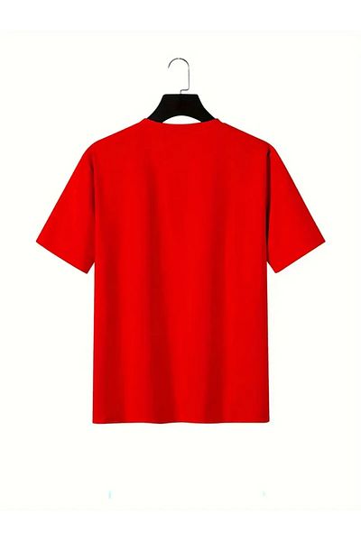 AMMA Unisex Minimal Printed Oversize 100% Cotton T-Shirt