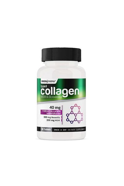 GreenFarma Green Farma Type II Collagen 30 Tablets