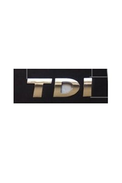RENSA TDI حروف خلفية 2 سم - 6.5 سم فولكس فاجن جولف جيتا سكودا فابيا