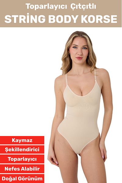 Wintoup Special Production Traceless Non-Slip Firming Recovery Snap Fastener String Body Corset