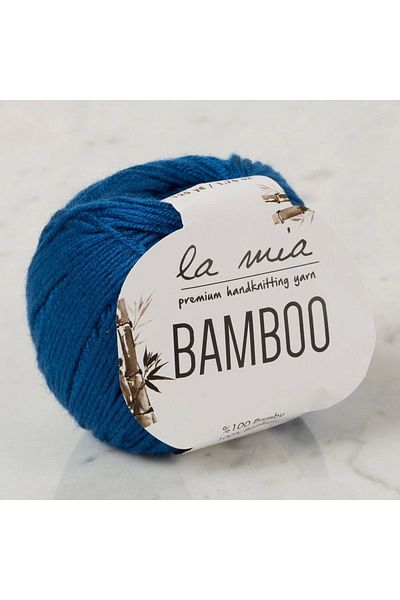 SAVA HOME COLLECTİON La Mia Bamboo Navy Blue Πλεκτό Σχοινί - L196 - 33856