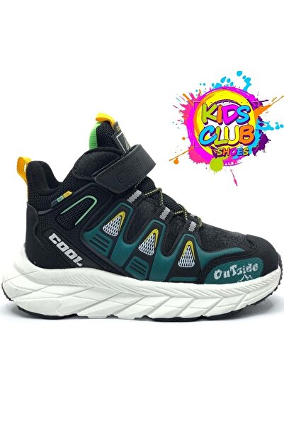 KOCAMANLAR Cool Paul Ortopedik Kaymaz Hafif Taban Unisex Çocuk Bot YEŞİL