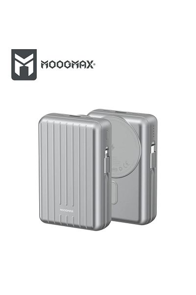 MOOGMAX – Moog Max 20000mAh 22.5W Wireless Power Bank – Silver