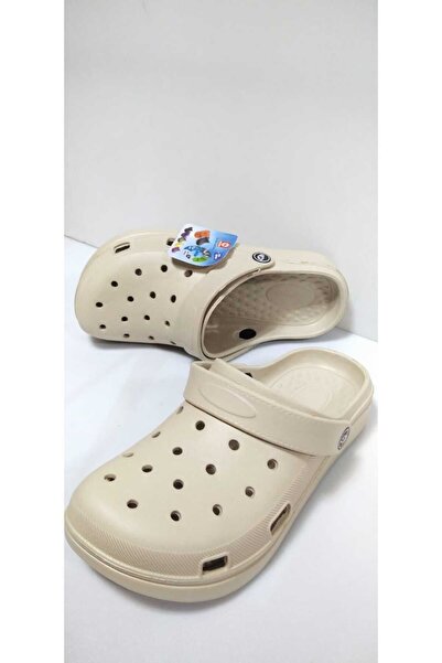 GEZER Άνετα και ελαφριά αδιάβροχα σανδάλια παντόφλες σε μπεζ χρώμα