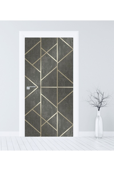 RENKLİ HOBBY Kapı Kaplama Folyosu - Kapı Sticker Giydirme - Kendinden Yapışkanlı