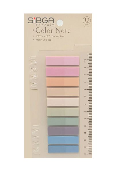 sibga tasarım Transparent Colored Postit Post-it Post ItBookmark Bookmark Postit Sticker Note Paper 200 Sheets
