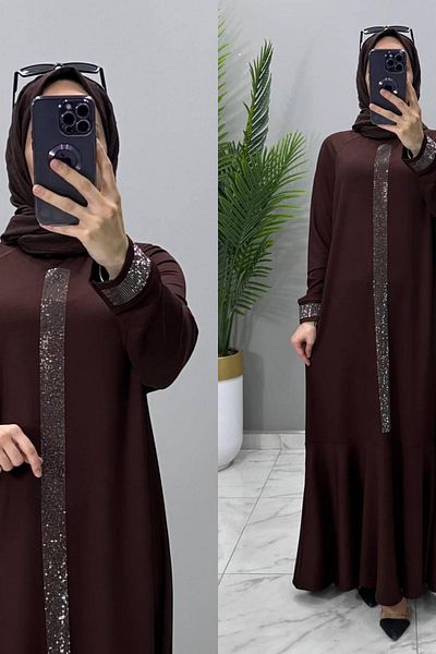 Mercan Karsu Evening Dress