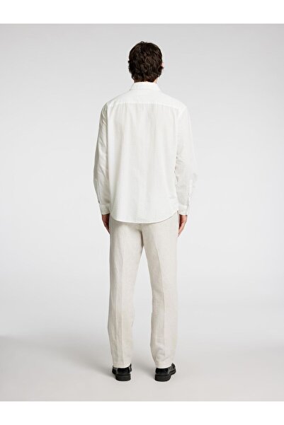 Selected Homme Langarmhemd Seersucker