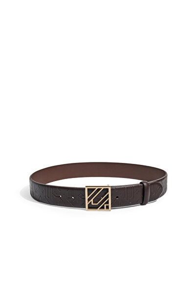 İpekyol Monogram tokalı deri kemer