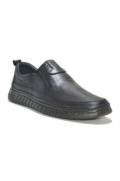 Arda Handmade Laser Cut Genuine Leather Men's Shoes Casual Shoes