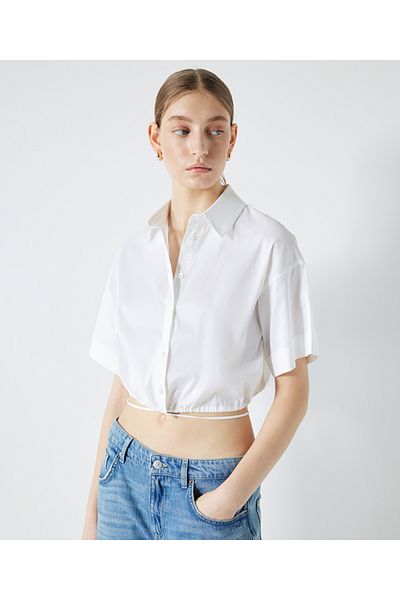 MISS IPEKYOL Cămașă POPLIN CROP