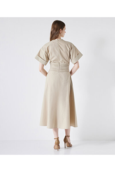 İpekyol Draped poplin dress