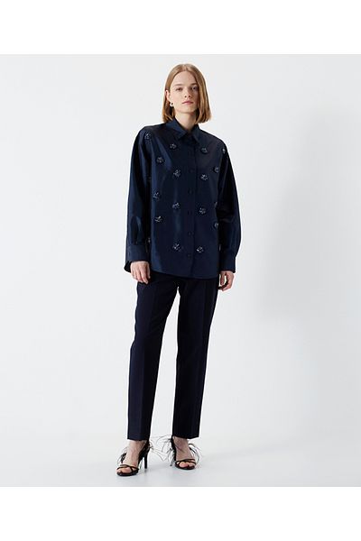 İpekyol Stone embroidered shirt