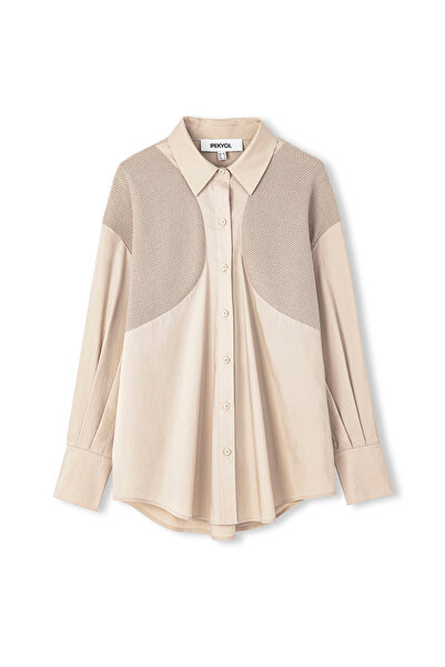 İpekyol Fabric mix shirt