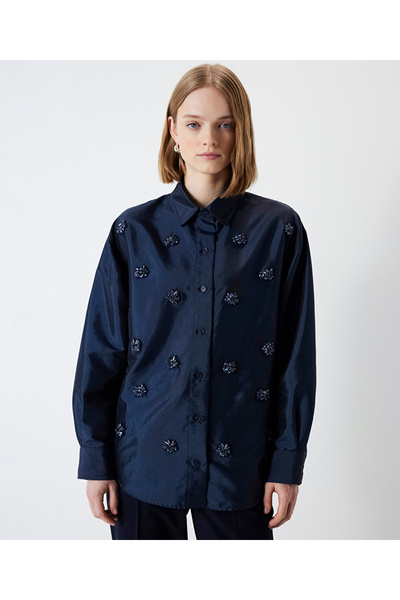 İpekyol Stone embroidered shirt