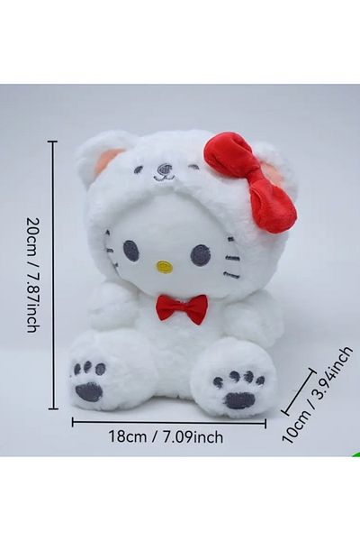 BBS 20X18Cm Licensed Hello Kitty Friends Kuromi Cinnamoroll Plush Toy