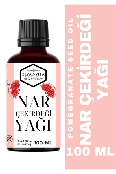 BEYARVİTA Pomegranate Seed Oil 100 ml (Pomegranate Seed Oil).