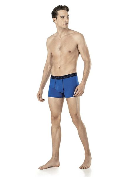 Pierre Cardin Ανδρικό βαμβακερό Saks & Navy Blue & Grey Boxer Σετ 3 τεμαχίων L1.PC.0042.0A.12.10