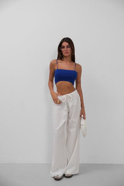modaserdem    Thin Strap Crop Top