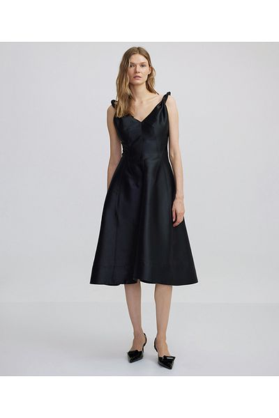 İpekyol Rochie midi cu volan