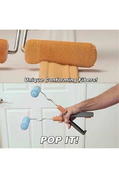 ADEKD Buffer® Non-Drip Furniture and Wall Painting Roller with Nano Sponge, Both Corner and Flat Floor