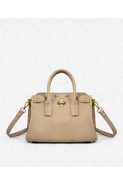 İpekyol Leather Look Bag with Metal Accessories