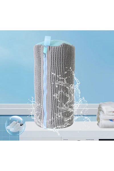 BALCI HEDİYELİK Practical Anti-Deformation - Anti-Aging Dye-Proof Shoe Washing Bag