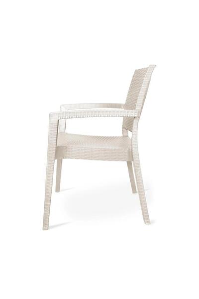 nar sokağı Zeugma Rattan Kollu Sandalye Koltuk Kapiçino