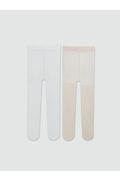 LC Waikiki New Season Basic Baby Girl Pantyhose 2-Piece - S51829Z1