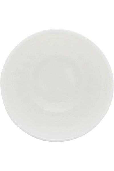 Narjis Deep Bowl, 12 Pieces, 12 cm, White