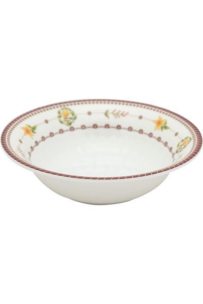 Narjis Deep Bowl, 12 Pieces, 16 cm, White