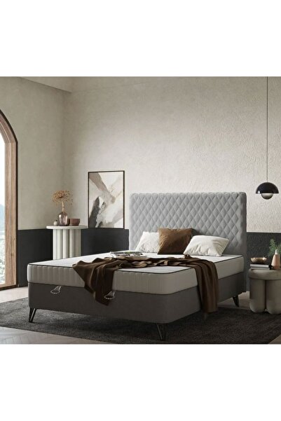 MODAMED Full Ortopedik Classic Lüks Bamboo Yaylı Yatak Ölçü Seçenekli, Sadece Yatakdır