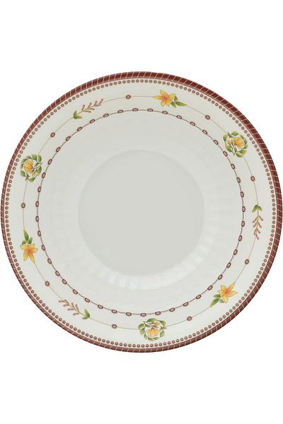 Narjis Deep Bowl, 12 Pieces, 25 cm, White