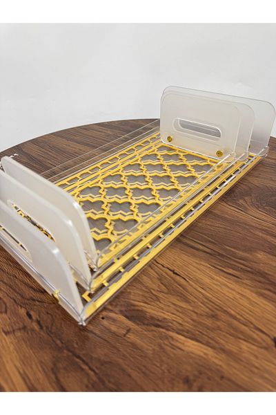 Living 3-Piece Transparent Serving Tray Set