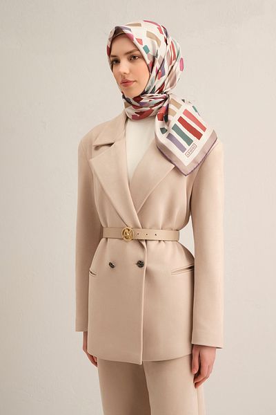 Armine 2025 Άνοιξη Καλοκαίρι Σεζόν 100% Sura Silk Scarf 9341dm 04