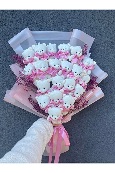 Hatice Ayıcık Buketi,Pembe Ayıcık Buketi, 20’li Ayıcık Buketi, Doğum Günü Hed...