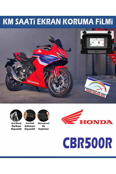 Honda CBR500R Uyumlu Gösterge Koruyucu Şeffaf Ekran Filmi