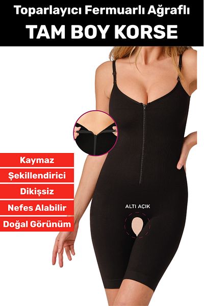 Wintoup Special Production Body Shaping Body Shaper Size Reducer Recovery Full Length Corset with Zipper