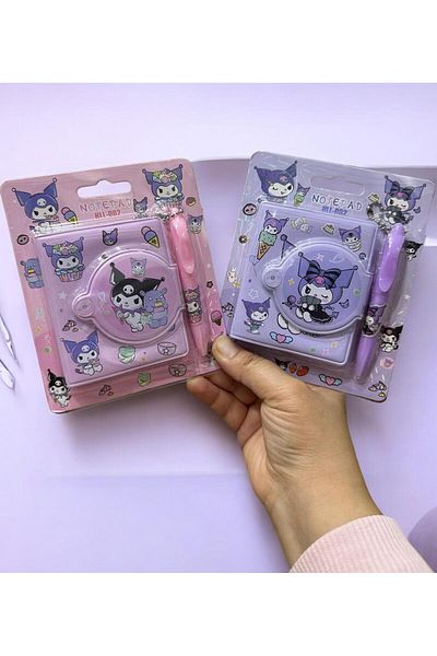 VEYORA Sanrio Kuromi Notepad with Pen Set of 2