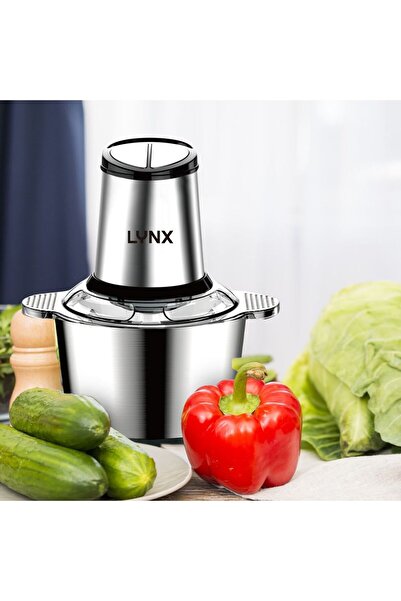 LYNX Electric Chopper 3L 300W LY-CH-5003 - Stainless Steel
