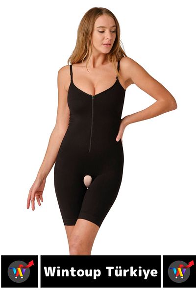 Wintoup Special Production Body Shaping Body Shaper Size Reducer Recovery Full Length Corset with Zipper