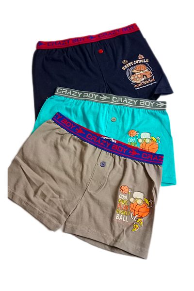 Pofuduk bebe Number 3 Boy's Boxer 3-pack