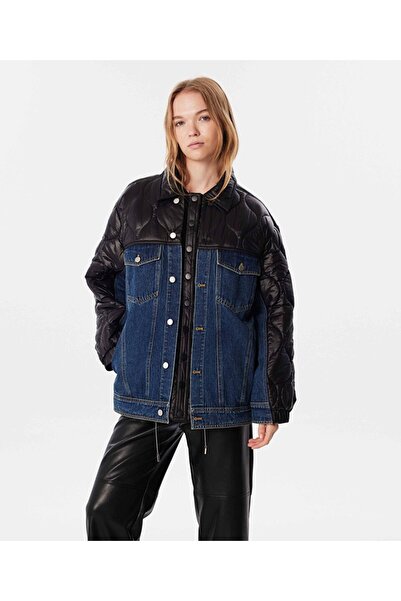 Twist Denim mıx kapitone mont