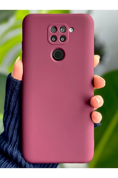 Go Aksesuar حافظة سيليكون مرنة متوافقة مع هاتف Redmi Note 9