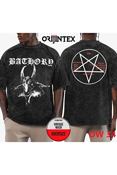 orijintex Μπλουζάκι Bathory Washable Over Size