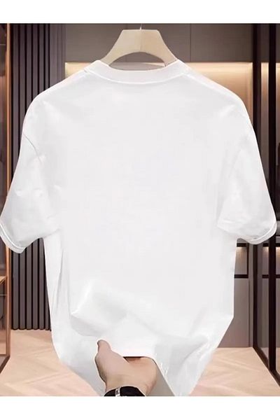 AMMA Unisex Paint Drawing Girl Printed Oversize 100% Cotton T-Shirt