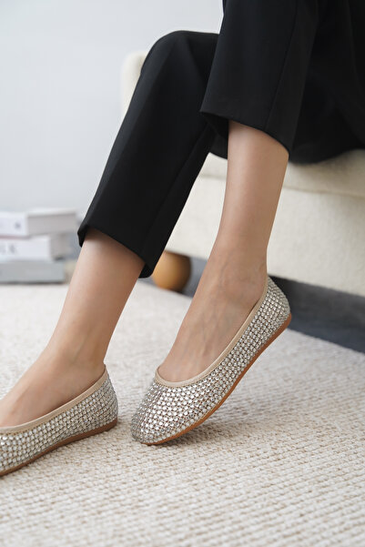 Cananın Pabuçları BTR 202 TAŞ DETAYLI BABET