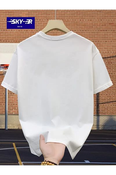AMMA Unisex Slam Dunk Basketball Printed Oversize 100% Cotton T-Shirt
