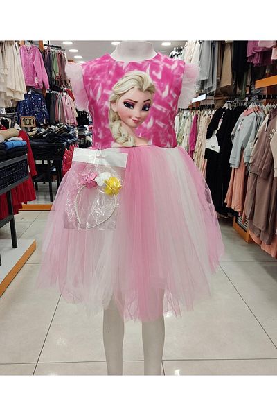 Yonca Çocuk Rochie Elsa pentru fete Lumia Kids 0814