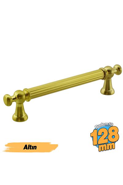 Badem10 Seldzuceni (128 mm - 12,8 cm) Mobilier din metal auriu Sertar de bucătărie Dulap dulap Mâner Mâner